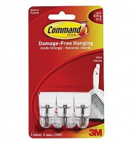 Hook command small white 17102