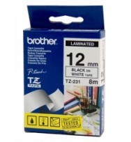 Brother P-TOUCH TZE-231 12mmX8m black/white laminate