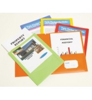 Portfolio b/tone a4 twin pocket insert cover blue