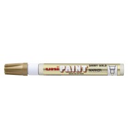 MARKER PAINT UNI PX20 2.8MM MEDIUM BULLET TIP SHINY GOLD