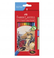 PENCIL COLOURED FABER CLASSIC WITH BONUS GOLD 12+1