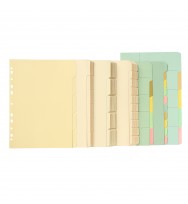 DIVIDERS MARBIG A4 MANILLA 10 TAB PK10