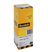SCOTCH® 501 EVERYDAY INVISIBLE TAPE 18MM X 33M BULK PACK 8