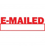 X-Stamper 1650 'Emailed/date' -Red