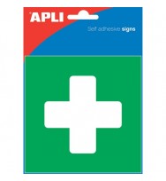Sign APLI First Aid Self Adhesive -Pack 1 