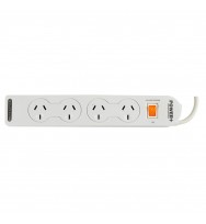 Powerboard 4 Outlet With Master Switch and Overload Protection