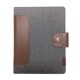 Compendium DEDBEN Quarto Compact With Magnetic Closure -Brown/Grey