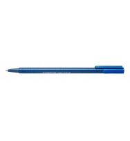 Pen Staedtler Triplus Ball Extra Broad Blue Box 10