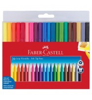 Marker Faber-Castell Dot Colour Grip Assorted Colours Pack 20