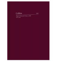 Diary 2019 Collins Appointment A4 Burgundy 'Day to Page 15 min's' 