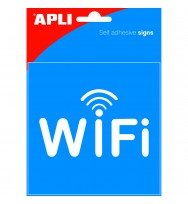 Sign APLI Adhesive WIFI Zone PK 1