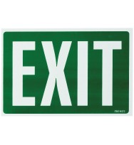 Sign Headline 203X305MM Exit Green/White