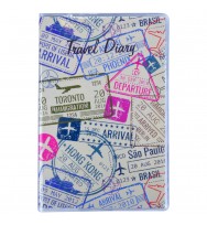 Travel Diary Cumberland 150x95MM Passport Design Clear PVC Cover