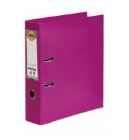 Lever Arch File Marbig A4 PE Linen Summer Colours Pink