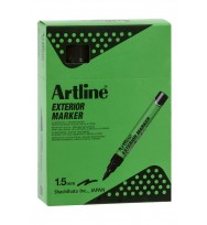 Marker Artline Exterior Permanent Black Box 12