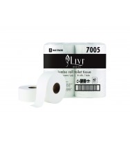 Toilet Paper Roll LIVI Basics 500m 1Ply Box 8