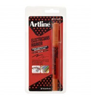 Marker Electricians Artline Dual Nib Permanent Orange HS