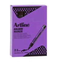 Marker Builders Artline 2.3MM Permanent Black Box 12