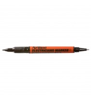 Marker Electricians Artline Dual Nib Permanent Black Box 12