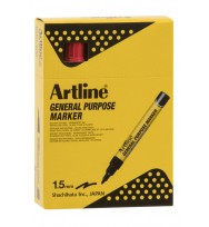 Marker General Purpose Artline 1.5MM Permanent Black Box 12