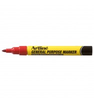 Marker Gardeners Artline 2.3MM Permanent Red Box 12