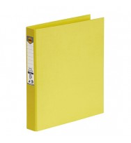 Binder Marbig A4 PE 2 D-Ring 25mm Summer Colours Lemon