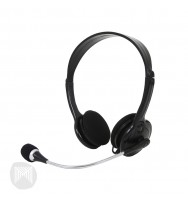 Headphones MConnected Multimedia on Ear Headset With Mic -Black