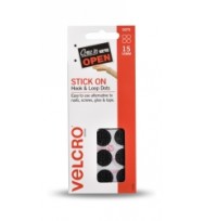 Velcro Dots 16mm Stick on hook and loop dots