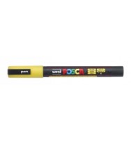 Marker UNI Posca Pc-3m Bullet Tip Glitter Yellow