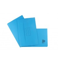 STAT Document Wallets Board Blue PK 25