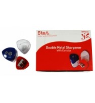 STAT DOUBLE METAL SHARPENER TRIANGULAR EA/BX12