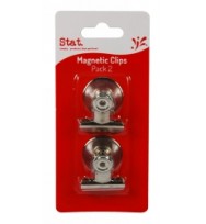 STAT LETTER CLIPS  MAGNETIC 32MM PK2 EA 