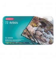 Pencil coloured derwent artists tin72