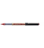PEN UNI-BALL 1.0MM EYE LIQUID INK ROLLERBALL PEN RED
