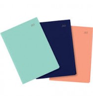 Diary Financial Year Cumberland A4 2020/2021 SOHO WIRO 'Day To Page' Assorted Colours