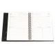 Collins Debden Vanessa Diary 2022 A5 'Two-Days-Page' -Black