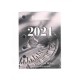 Desk Calendar Refill 2021 Collins Debden 'Day to Page' -Side Punch
