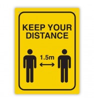 DURUS Keep Your Distance Sign