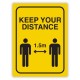 DURUS Keep Your Distance Sign