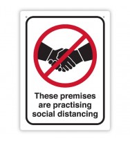 DURUS Social Distancing Premises Sign