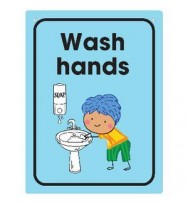 DURUS Washing Hands Wall Sign 225 x 300mm