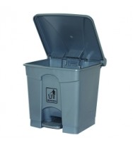 Rubbish Bin CLEANLINK 45L With Pedal Lid -Grey