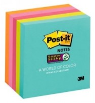 Super Sticky POST-IT Note Miami 76x76 