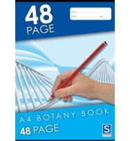 Botany Book SOVEREIGN A4 48 Page  -Pack of 20