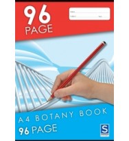 Botany Book SOVEREIGN A4 96 Page  -Pack of 10