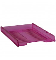 Document Tray ITALPLAST A4 Slim Fit Multi Fit -Pink