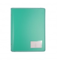 Binder BANTEX A4 2 D-Ring 25mm Zippered - Green