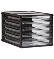 Document Cabinet ESSELTE 5 Drawer -Black