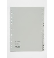 A-Z PP Grey Dividers(Grey)