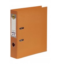 Lever Arch File Marbig A4 PE Linen Summer Colours Orange